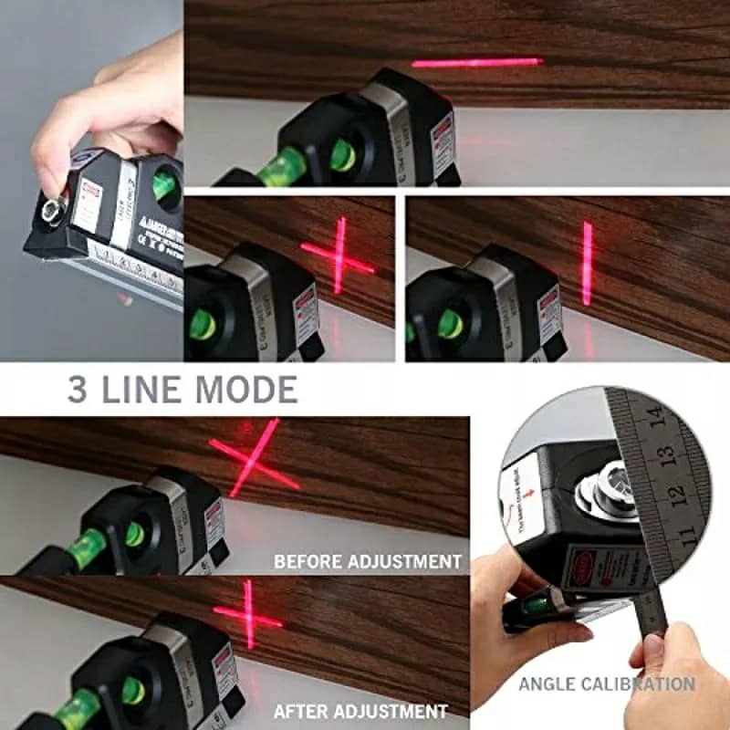Pack 3-en-1 : Multimètre, Clé à Cliquet & Niveau Laser - Image 7