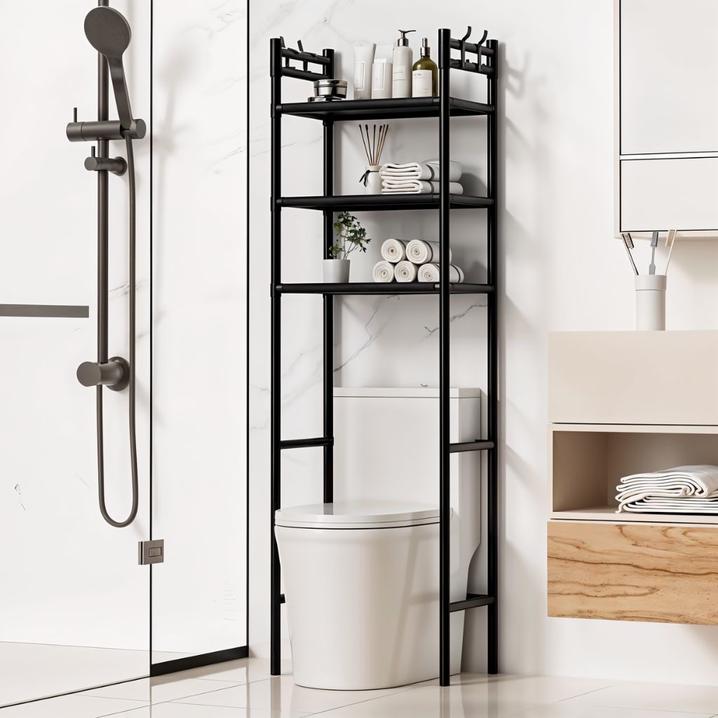 Étagère de Rangement Moderne sur Pied pour Toilettes 3 Tier – رف تخزين المرحاض - Image 3