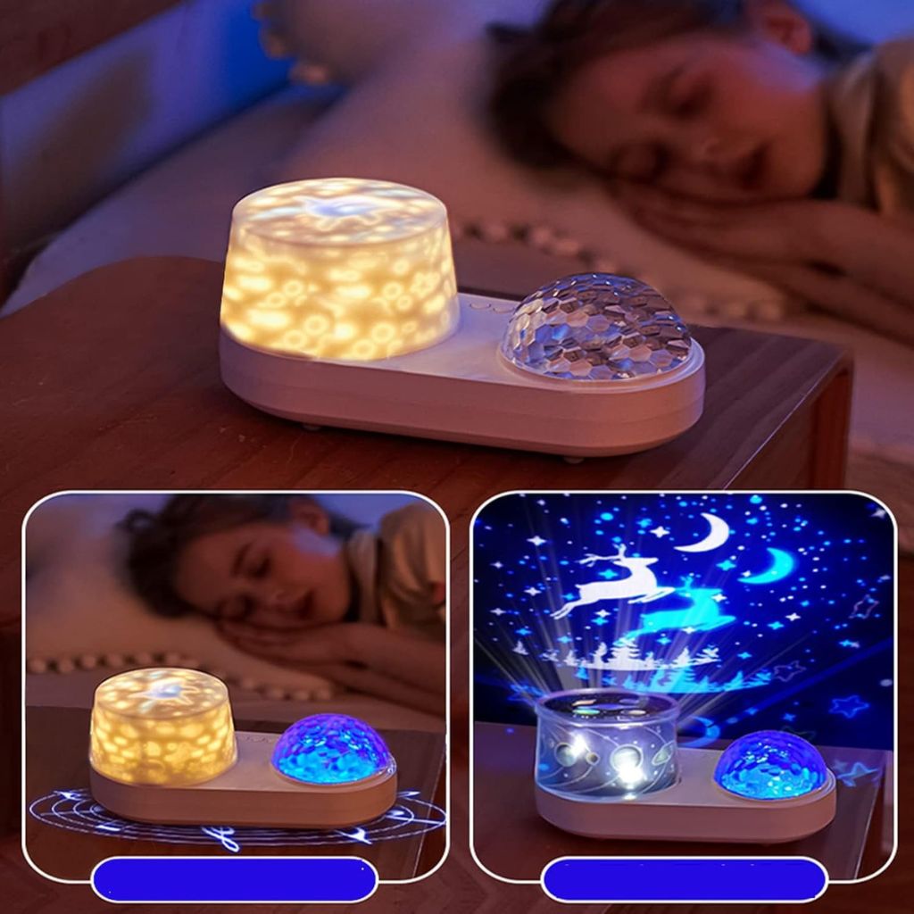 Projecteur de ciel étoilé pour enfants 2en1 - جهاز عرض ضوء ليلي بتصميم سماء النجوم للاطفال - Image 4