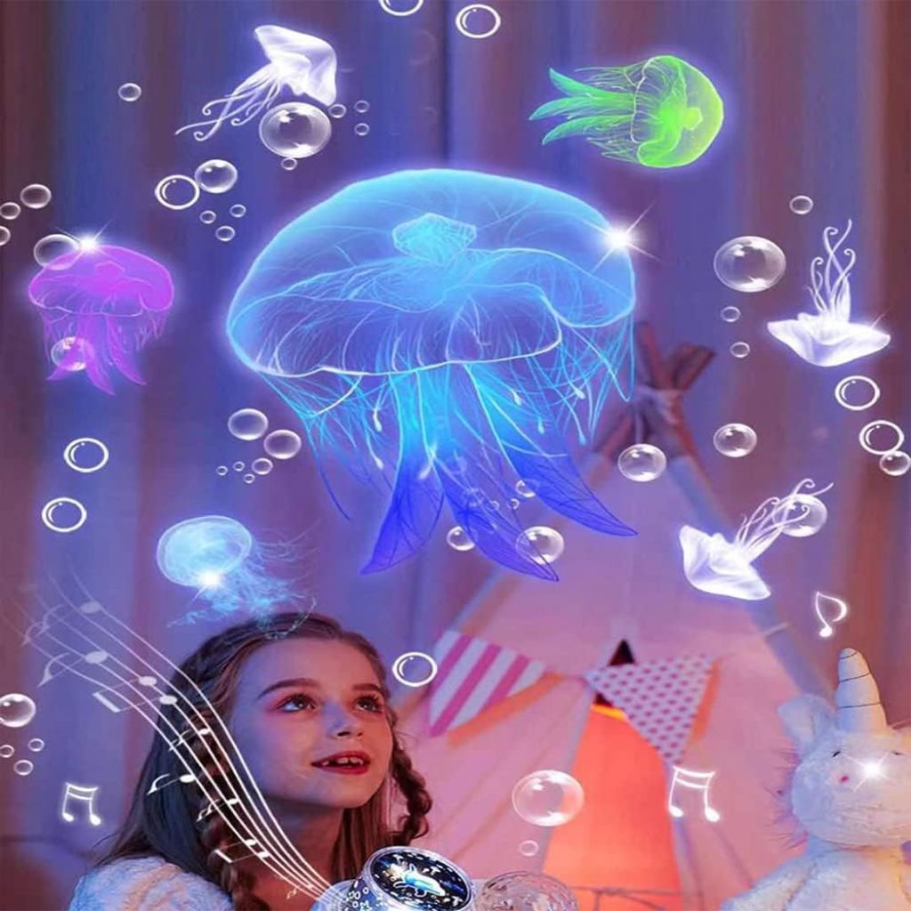 Projecteur de ciel étoilé pour enfants 2en1 - جهاز عرض ضوء ليلي بتصميم سماء النجوم للاطفال - Image 5