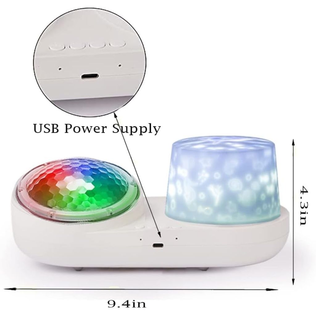 Projecteur de ciel étoilé pour enfants 2en1 - جهاز عرض ضوء ليلي بتصميم سماء النجوم للاطفال - Image 10