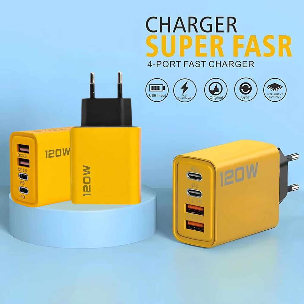 Chargeur Rapide USB Type-C 120W  – شاحن سريع  بقدرة 120 واط - Image 2