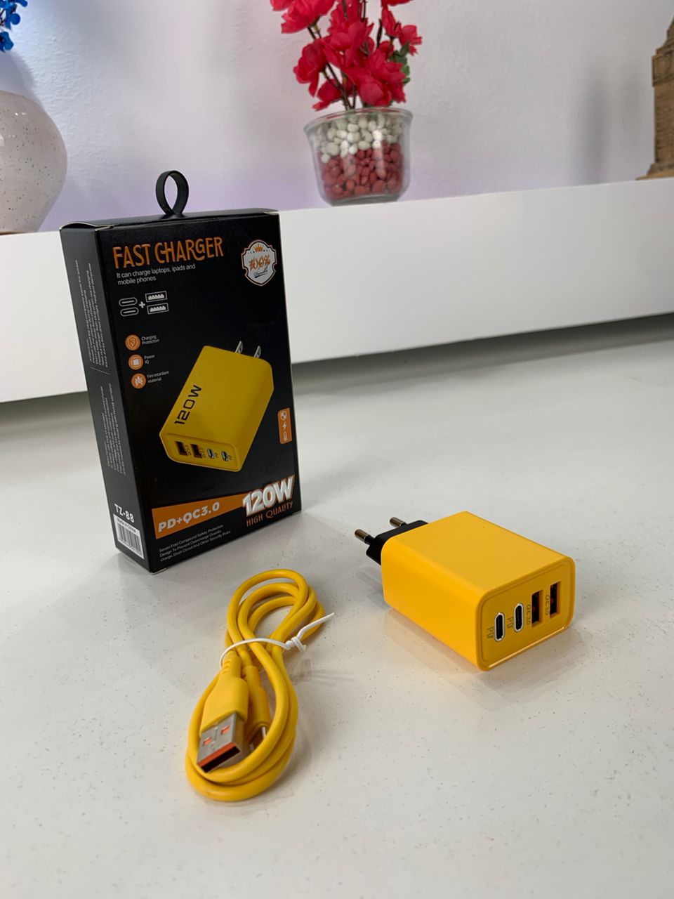 Chargeur Rapide USB Type-C 120W  – شاحن سريع  بقدرة 120 واط - Image 7