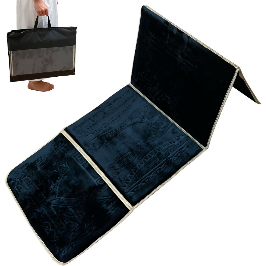 Tapis de Prière Sultan Pliable avec Dossier – سجادة صلاة سلطان قابلة للطي مع مسند ظهر - Image 5
