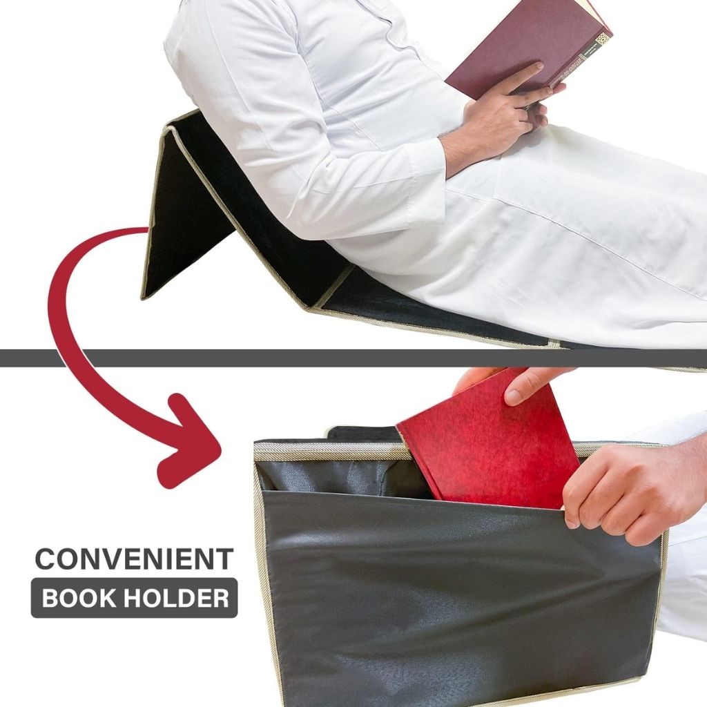 Tapis de Prière Sultan Pliable avec Dossier – سجادة صلاة سلطان قابلة للطي مع مسند ظهر - Image 9