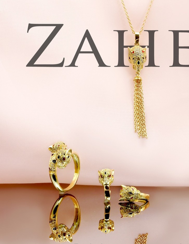 جاقوار مرصع بالحجارة 3 pièces  - Image 2