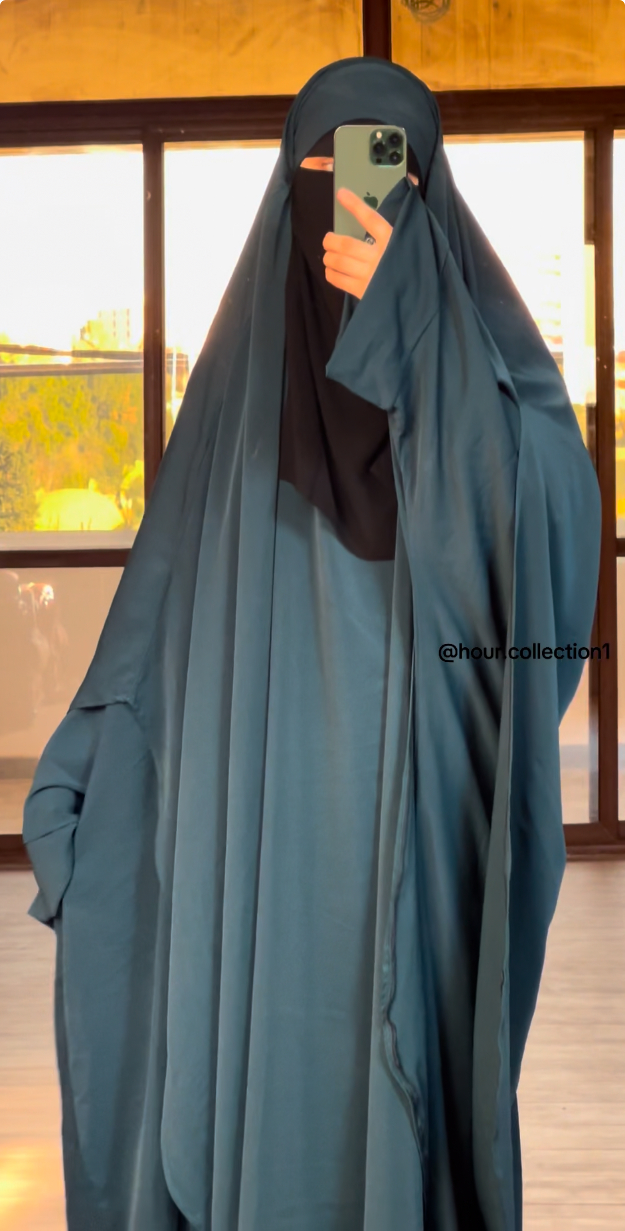 عباءة شيماء+ اسدال طويل  - Image 1