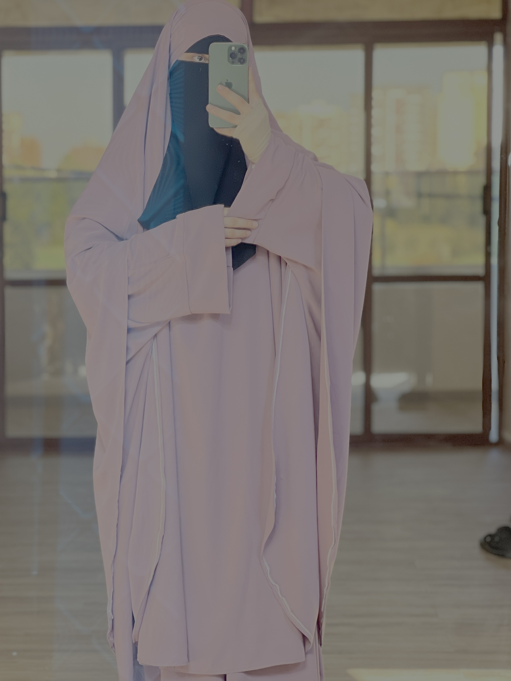 عباءة شيماء+ اسدال طويل  - Image 2