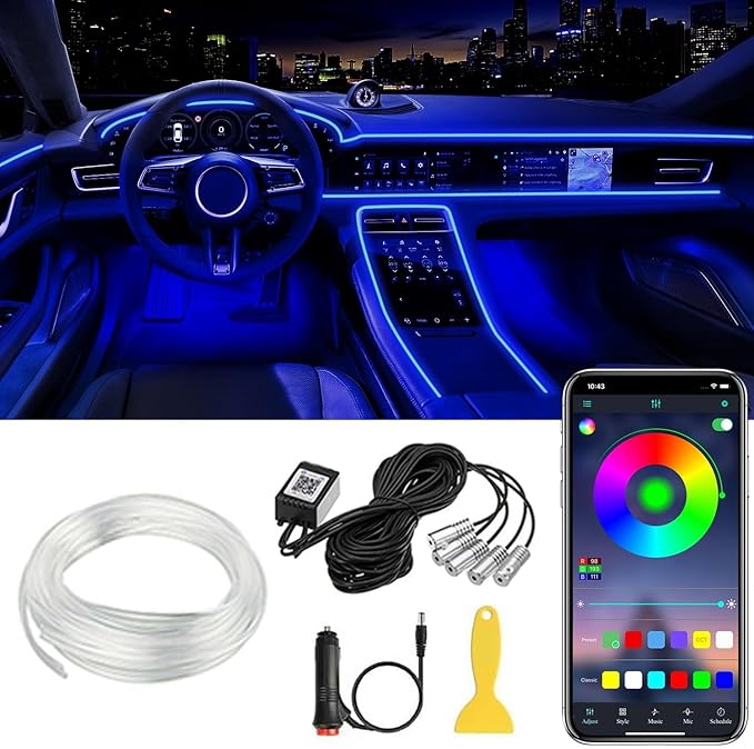 اضائة داخلية للسيارة 3D LED 3M - Image 1