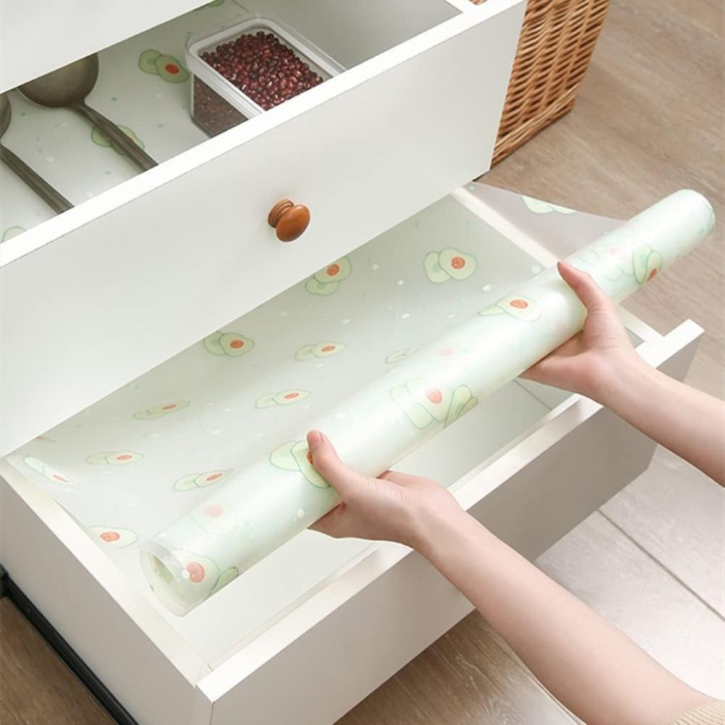 Tapis de Protection pour Tiroirs et Étagères 3m – بطانة غير قابلة للانزلاق للأدراج والرفوف - Image 1