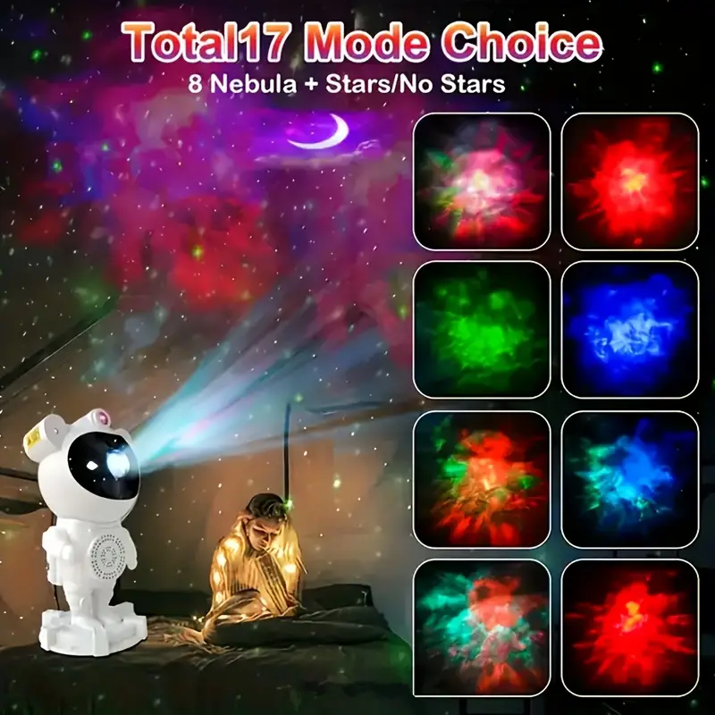 Projecteur d’astronome de ciel étoilé galaxie 17 mode Bleutooth avec télécommande V4 - Image 3