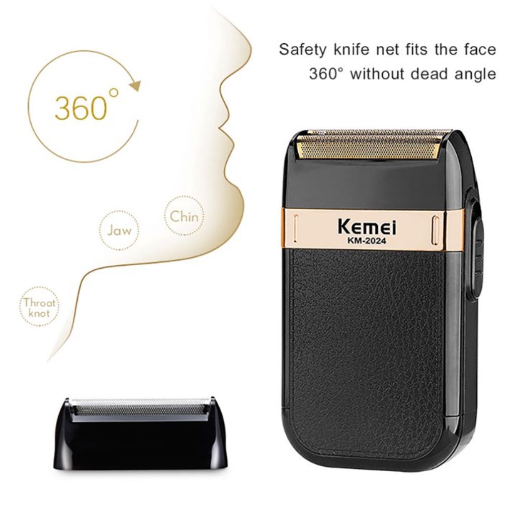 Kemei Rasoir Électrique Double Lame KM-2024 – ماكينة حلاقة كهربائية بشفرة مزدوجة - Image 4