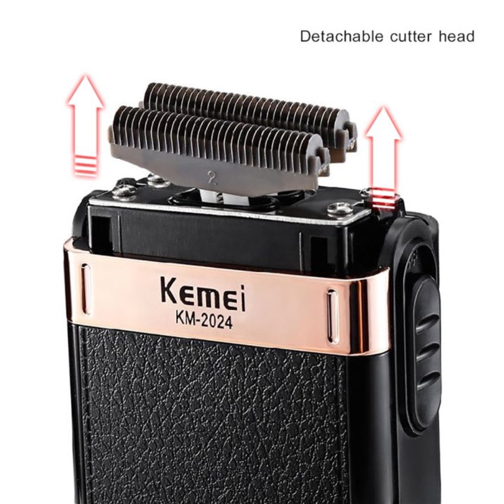 Kemei Rasoir Électrique Double Lame KM-2024 – ماكينة حلاقة كهربائية بشفرة مزدوجة - Image 7