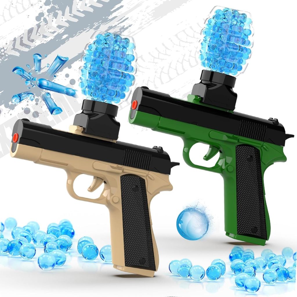 Jouet de Combat Pistolet Automatique avec Balles Cristal Rechargeable - مسدس الإطلاق الآلي مع طلقات كريستال قابلة لإعادة الشحن - Image 1