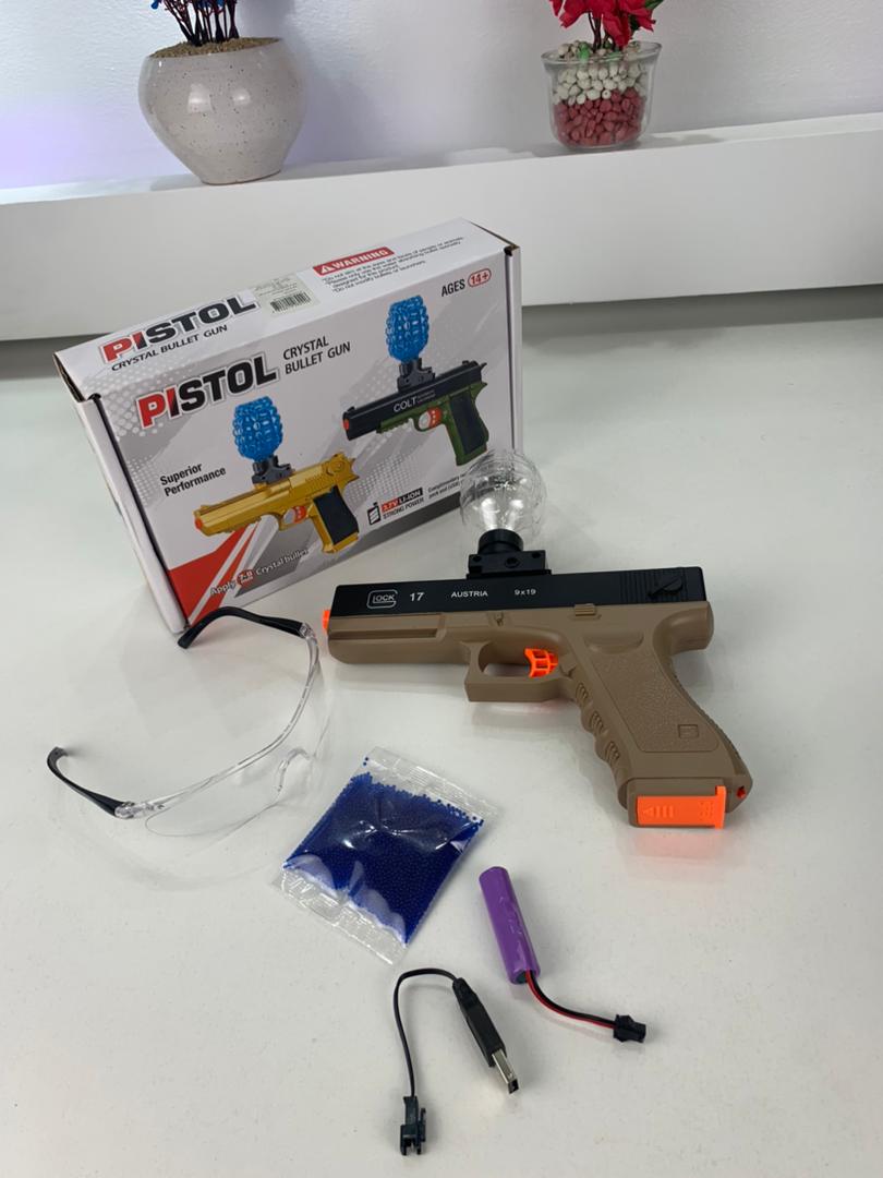 Jouet de Combat Pistolet Automatique avec Balles Cristal Rechargeable - مسدس الإطلاق الآلي مع طلقات كريستال قابلة لإعادة الشحن - Image 7