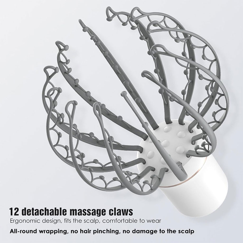 Appareil de massage des doigts à 6 modes pour le cuir chevelu - Image 4