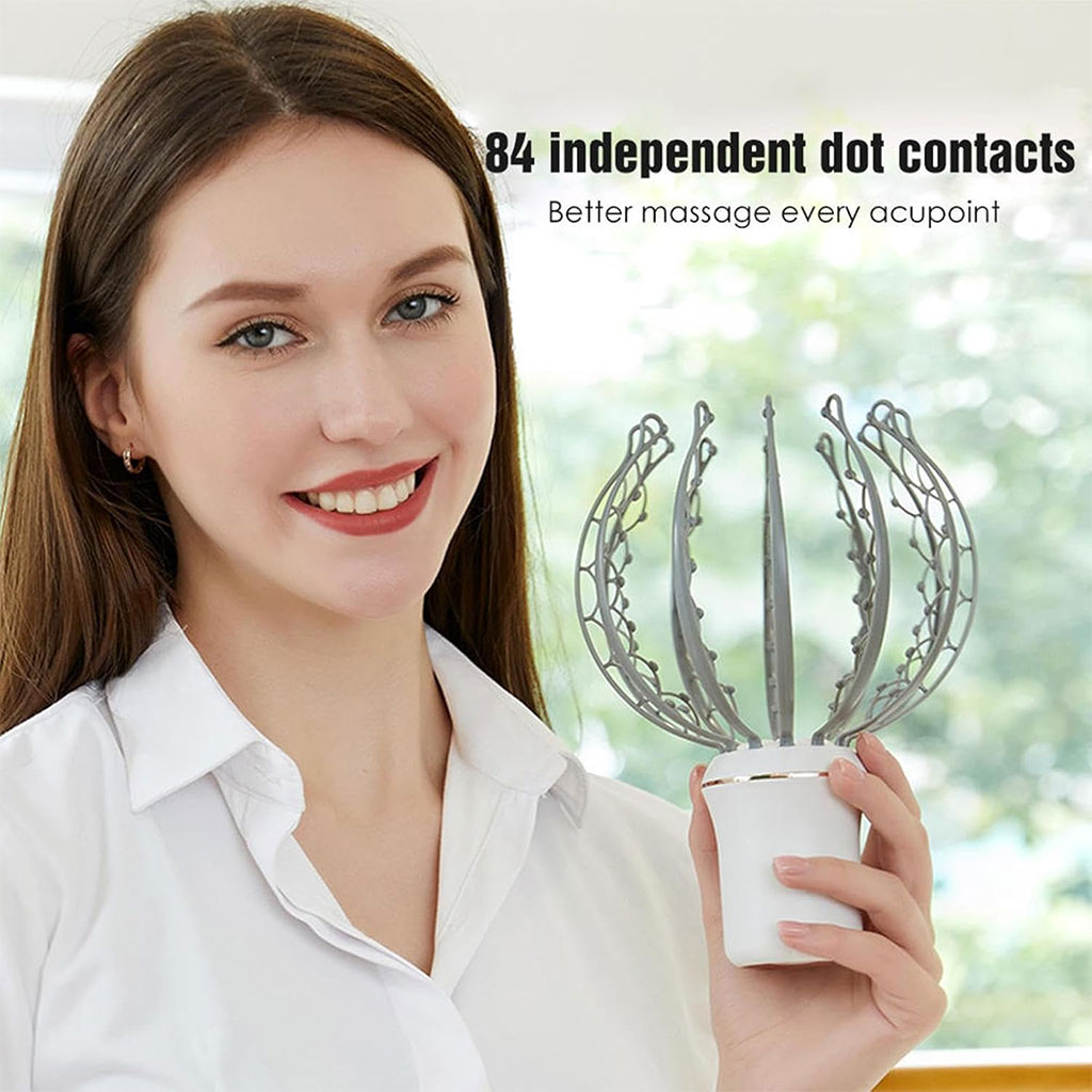 Appareil de massage des doigts à 6 modes pour le cuir chevelu - Image 6