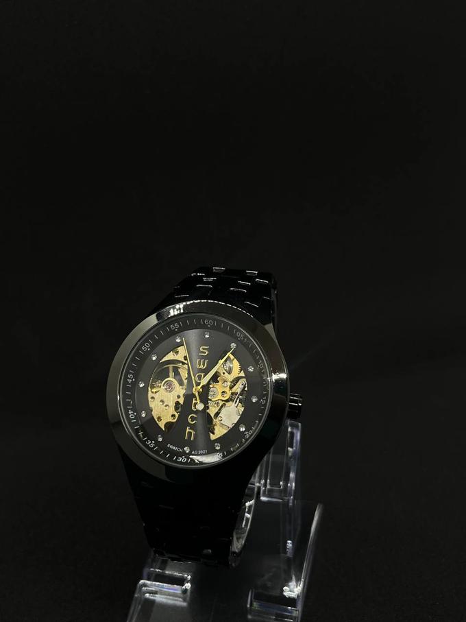montre swatch papillon noir-noir🕰️ - Image 3