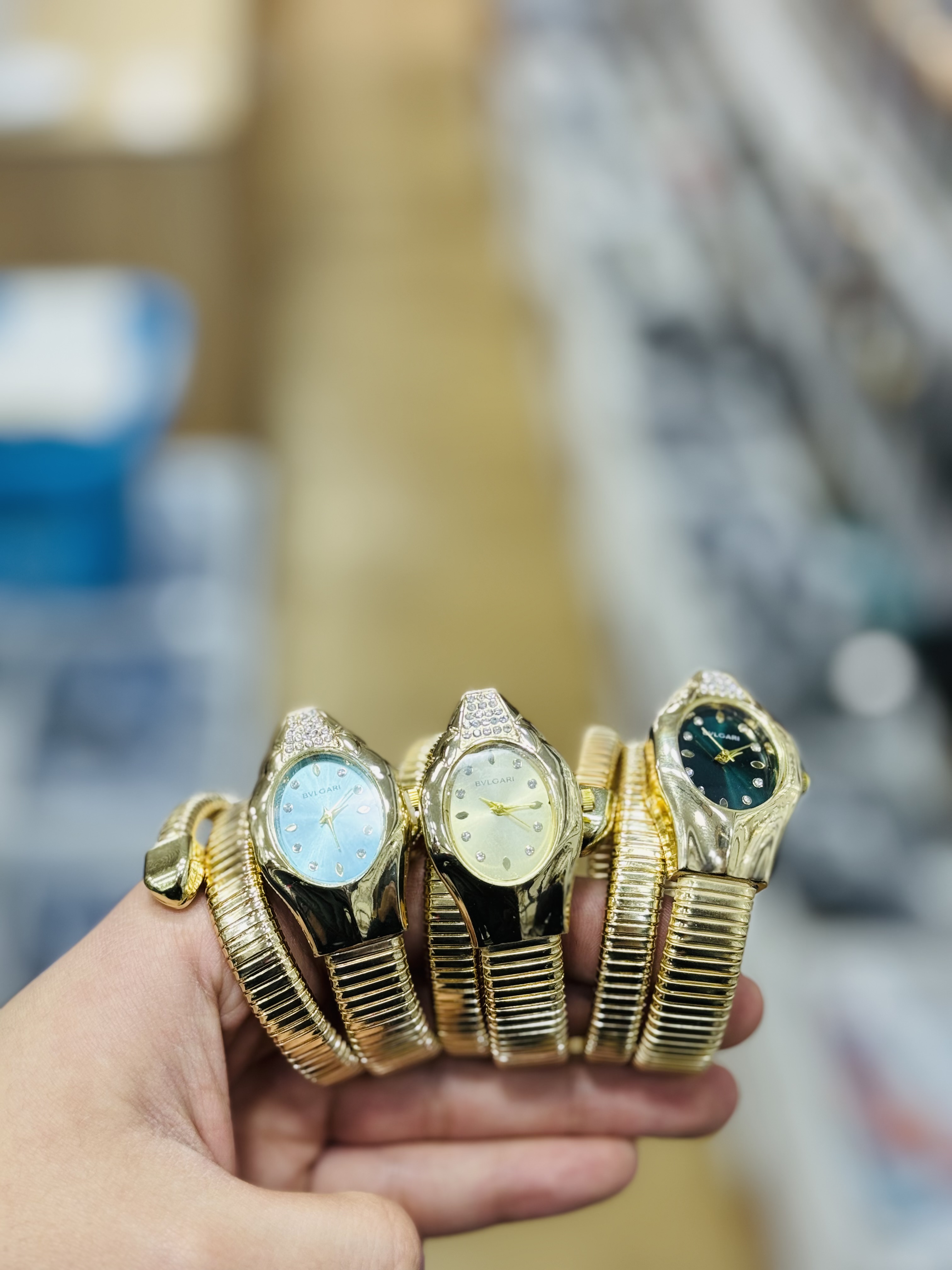 ساعة الأفعى BVLGARI مع سوار 😍 - Image 5