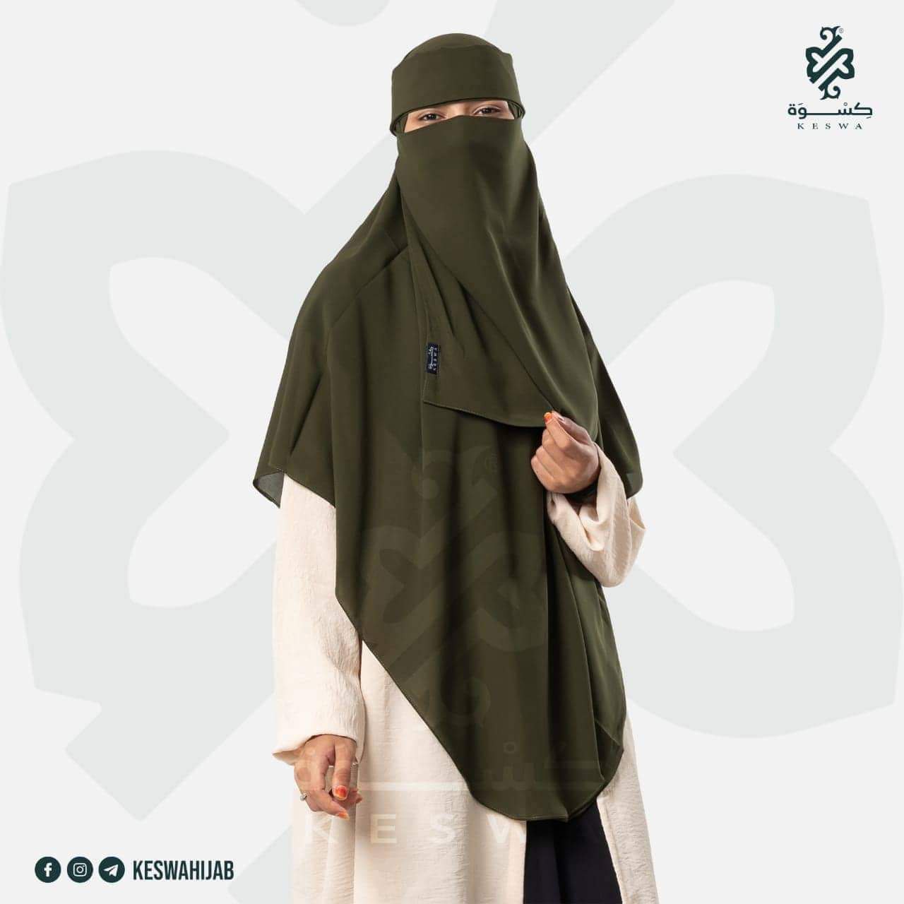 طقم تندا مقاس L (تندا غير مقوى مع خمار 1،35*1.35م) - Image 1