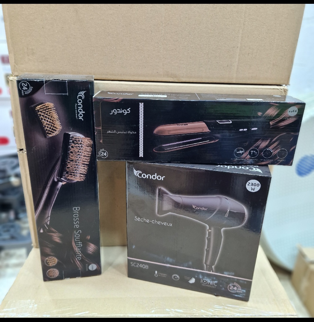 Pack Condor Séchoir + lisseur + brosse chauffante  - Image 2