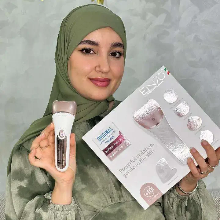جهاز إزالة الشعر الزائد🤩 والعناية بالبشرة🥰 5 في 1 من 🇮🇹العلامة الايطالية ENZO - Image 1