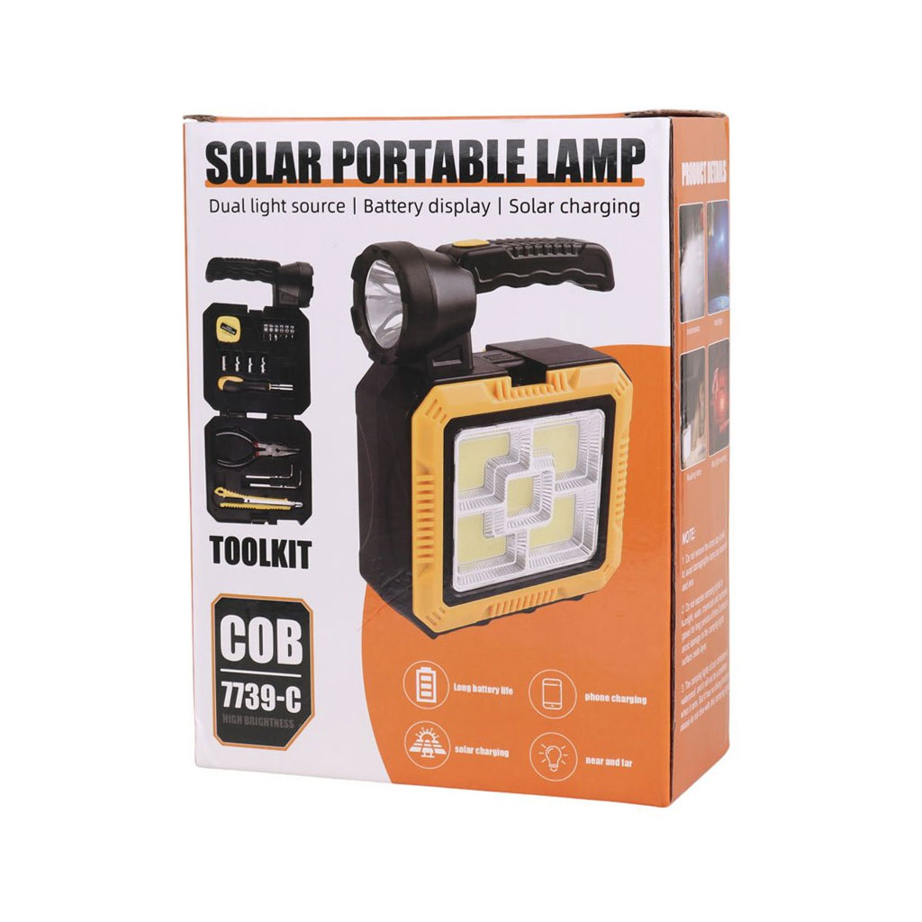 🛠️💡 Lampe Solaire 2en1 avec Boîte à Outils – قوة وإضاءة في جهاز واحد! - Image 7