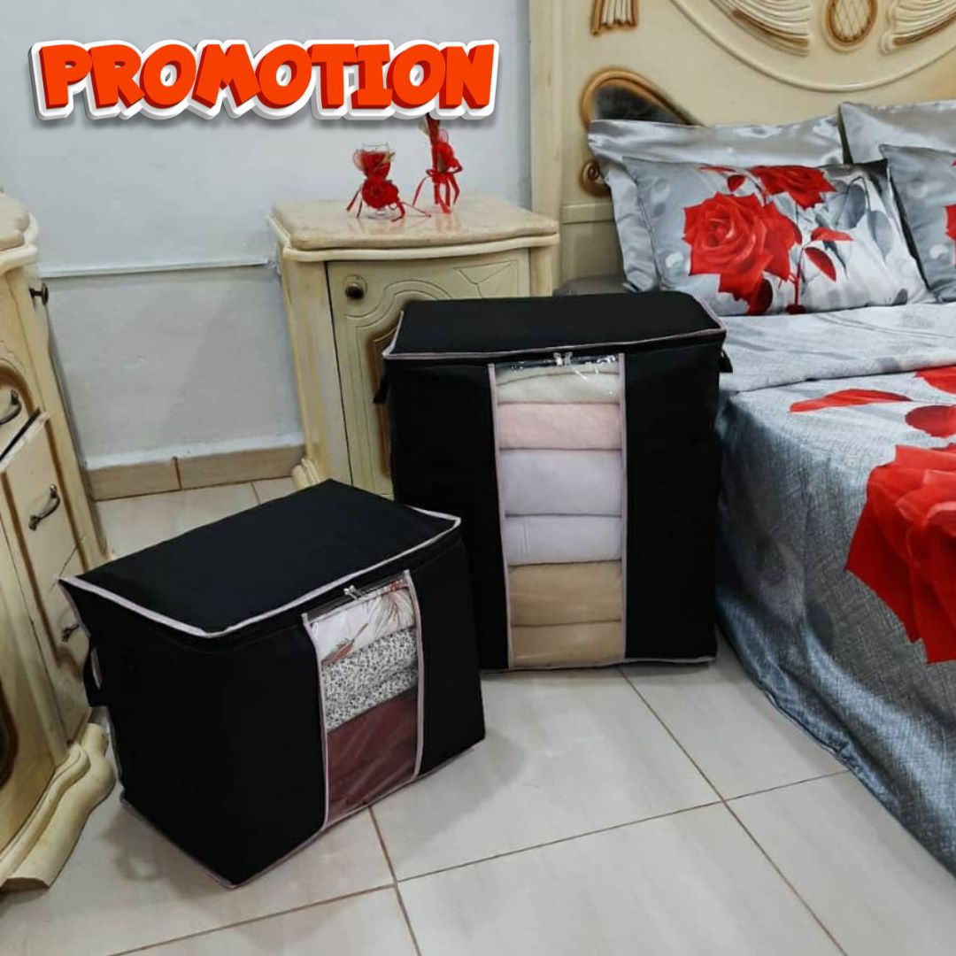 💥👌 Pack 2 Sac rangement pour couette et oreiller – حقائب تخزين الأغطية و الوسادات 😍🎉 - Image 2