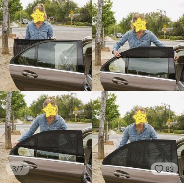 غطاء نوافذ السيارة - Car Window Sunshades - Image 1