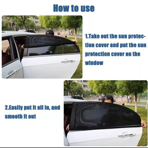 غطاء نوافذ السيارة - Car Window Sunshades - Image 3