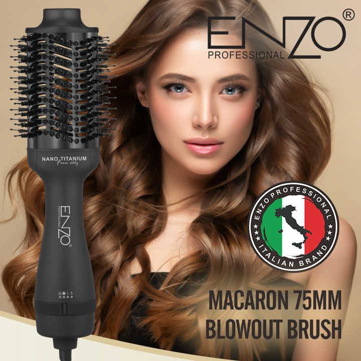 مشط حراري انزو ENZO 6215 نانو تيتانيوم BROSSE 1500W - Image 2