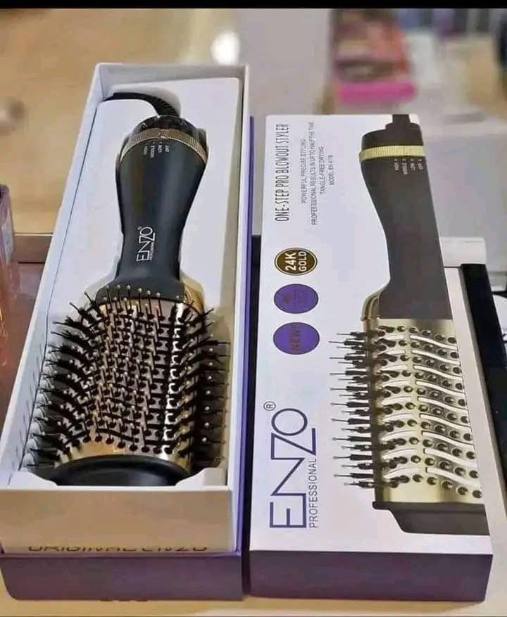 مشط حراري انزو ENZO EN 4116 الأصلي BROSSE CHAUFFANTE ONE STEP	 - Image 3