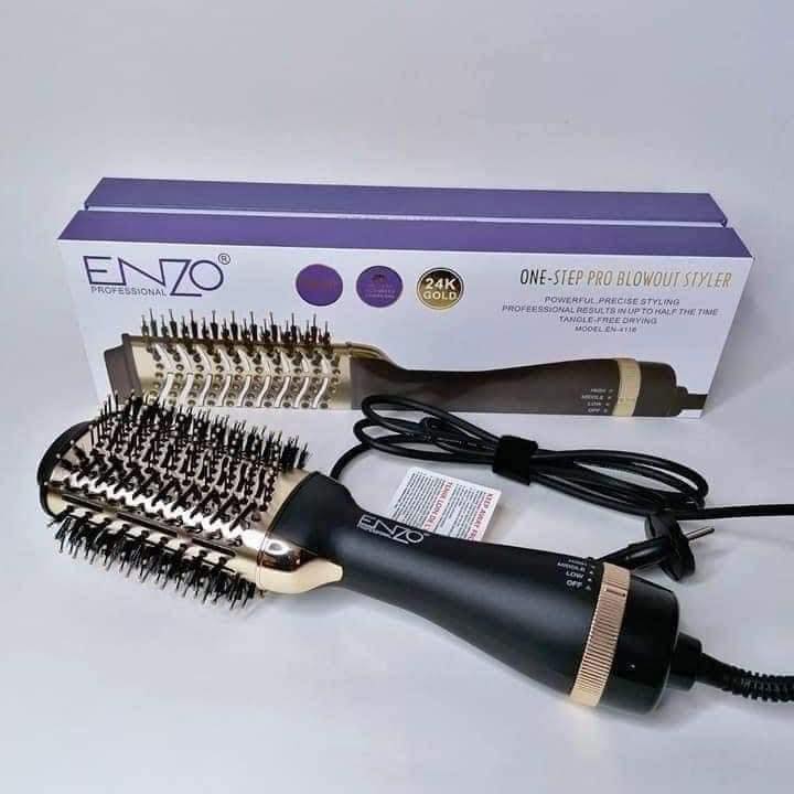 مشط حراري انزو ENZO EN 4116 الأصلي BROSSE CHAUFFANTE ONE STEP	 - Image 4