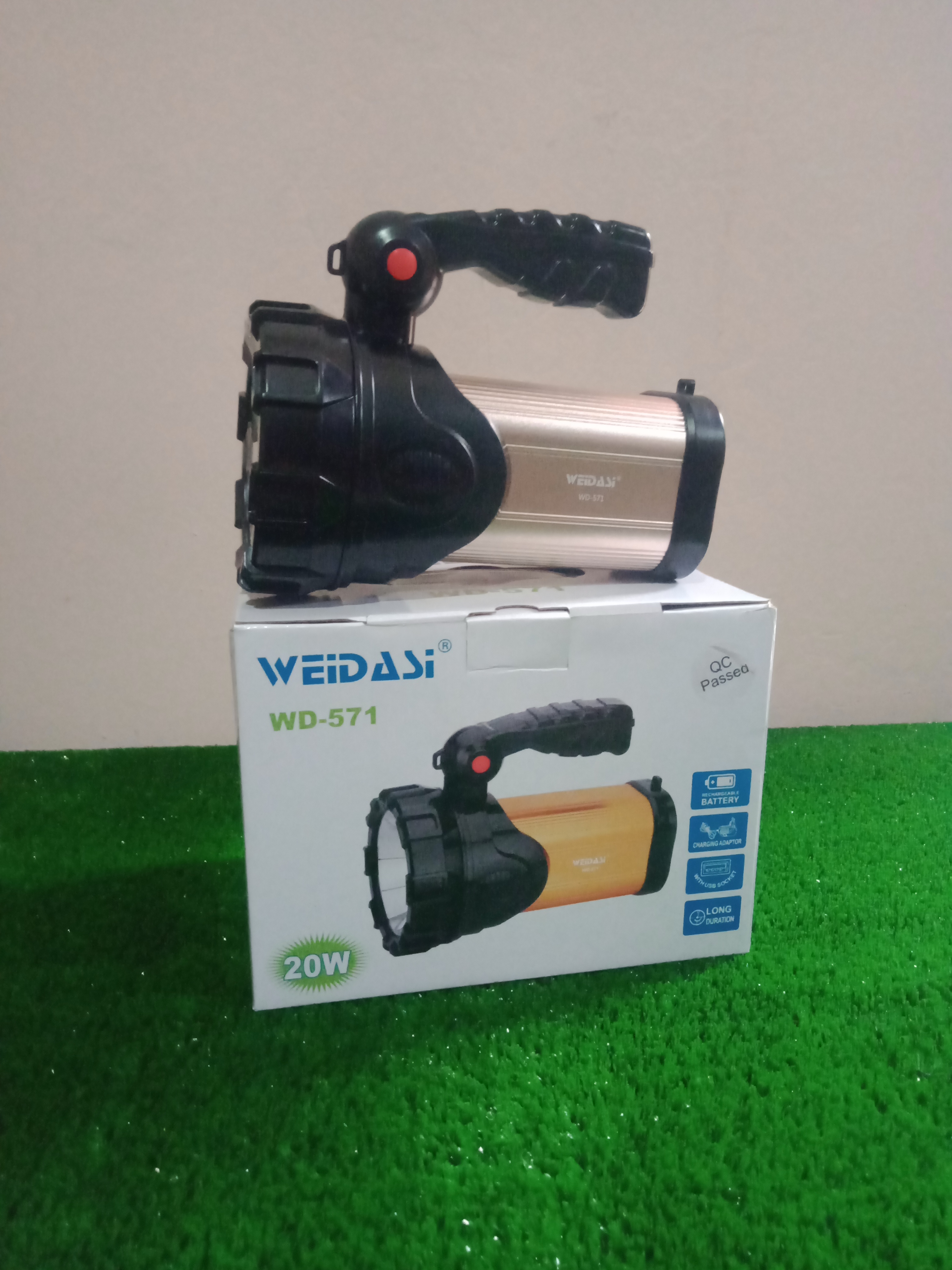  طورش WD_571 🔥 إضاءة 20 واط + باور بانك + 3 أوضاع تشغيل - Image 2