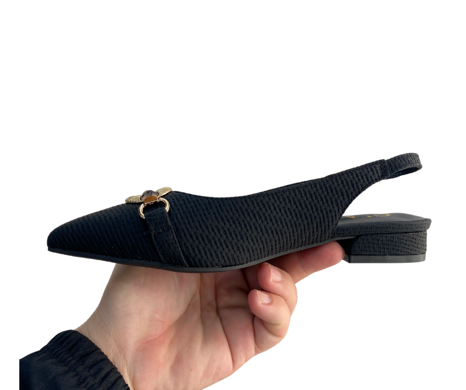 escarpin petit talon carré original - Image 6