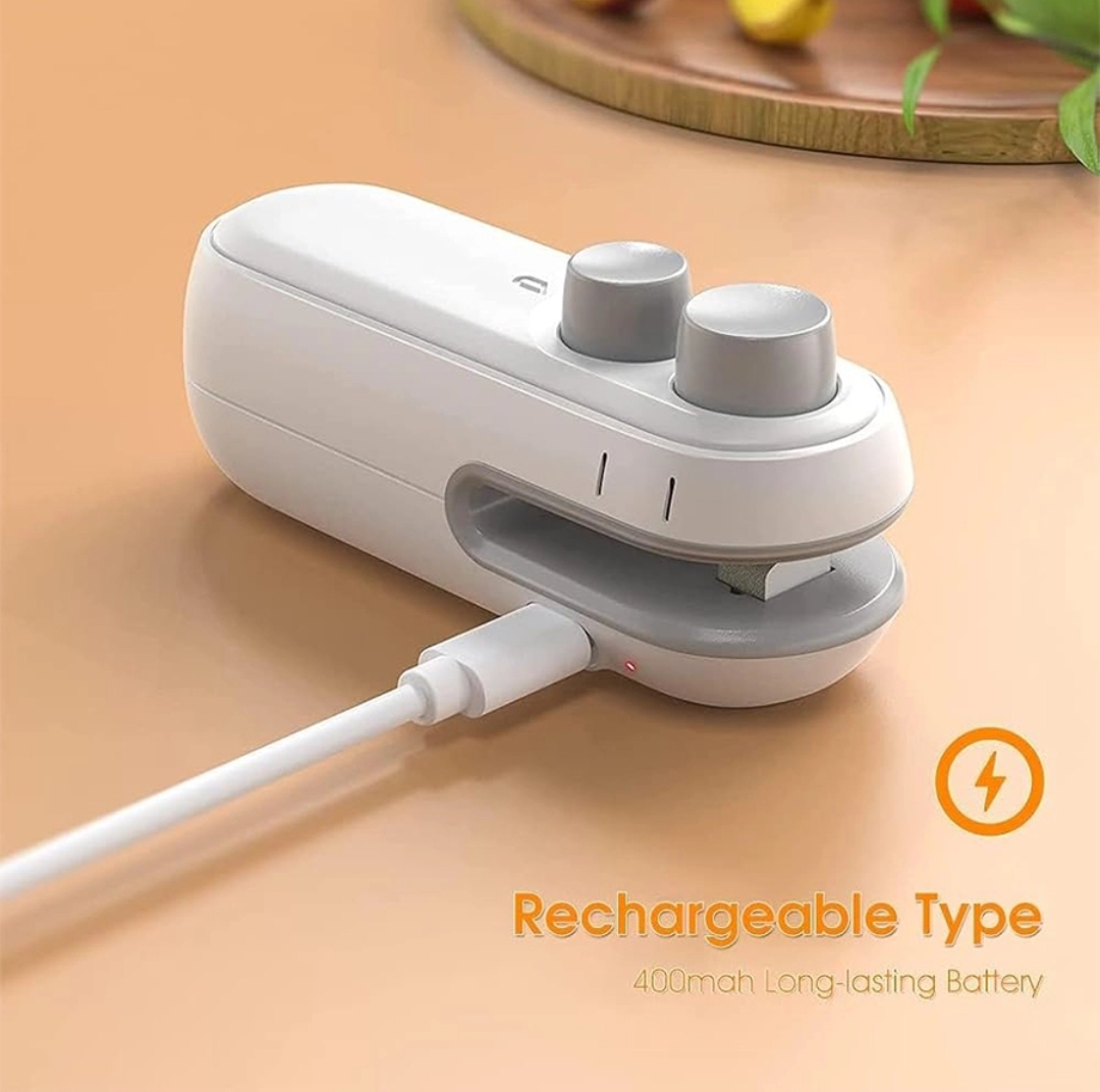Mini Soudeuse Sac Plastique avec Cutter 2EN1 - Image 2