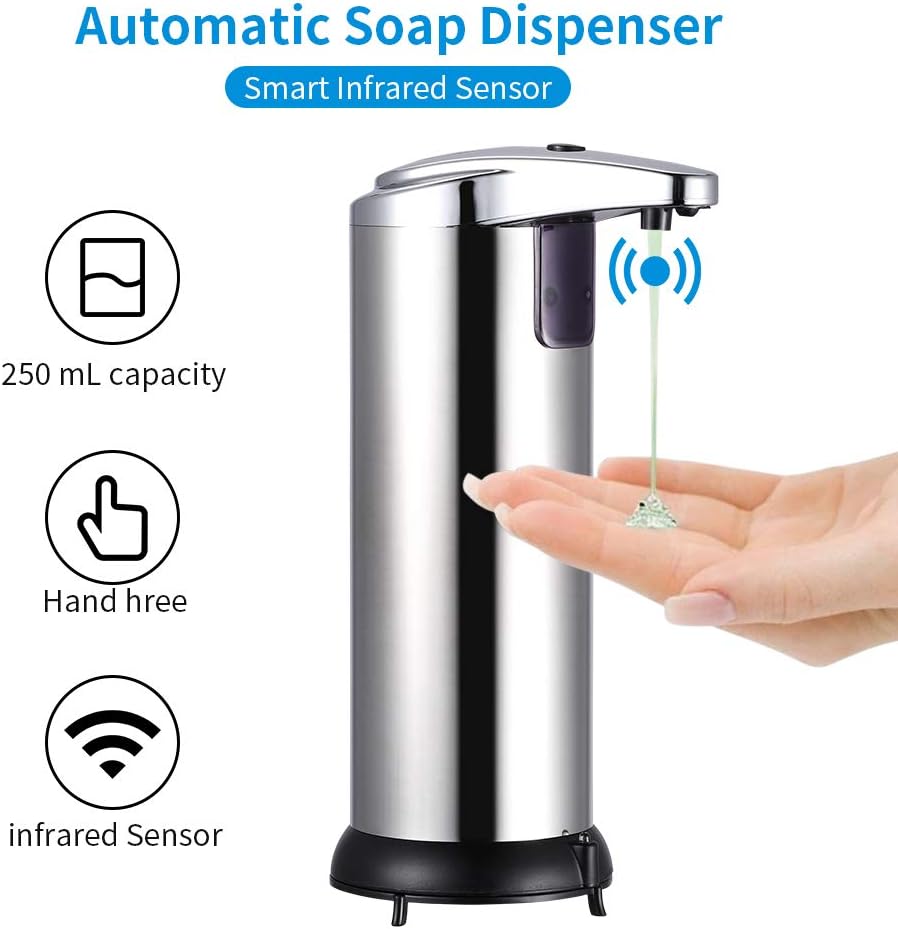 Distributeur automatique de savon liquide  avec capteur infrarouge intelligent 250 ML - Image 2