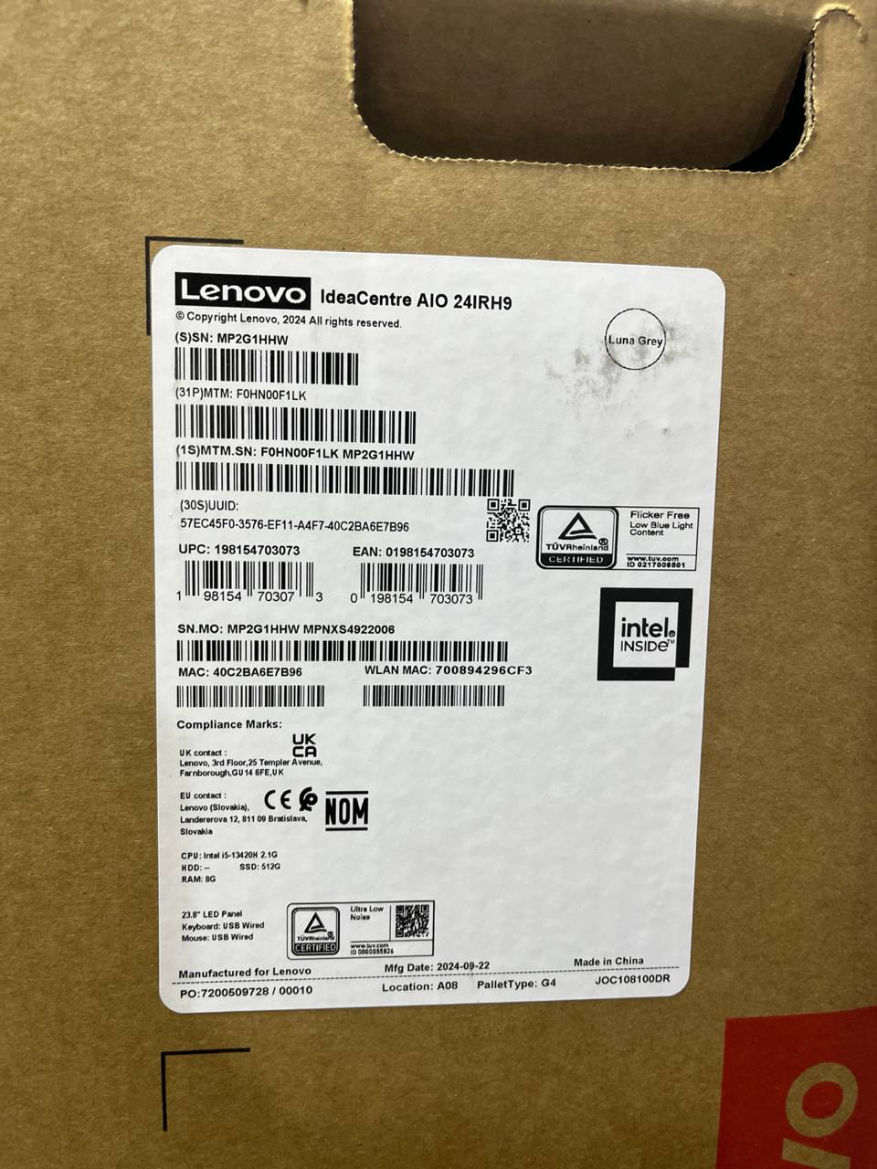All in one Lenovo ideacentre 24IRH9f - Image 6