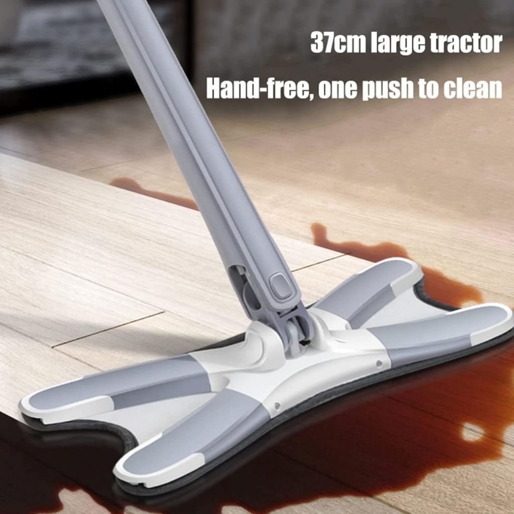 Serpillière Papillon Rotative en Microfibre Type X – ممسحة دوارة من الألياف الدقيقة  - Image 2