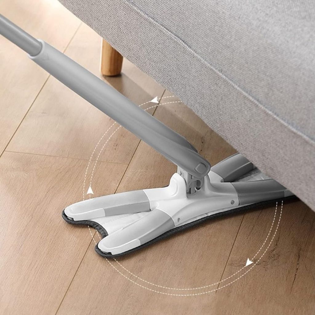 Serpillière Papillon Rotative en Microfibre Type X – ممسحة دوارة من الألياف الدقيقة  - Image 5
