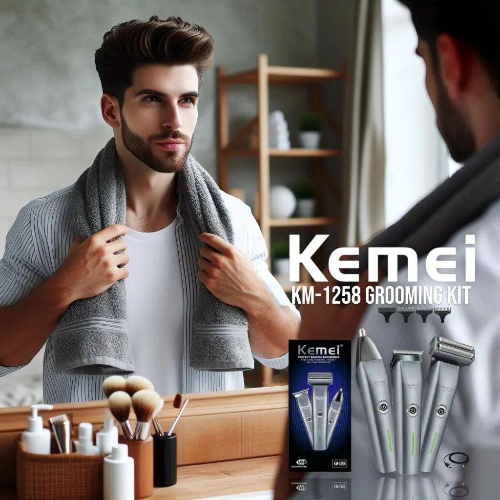 Tondeuse kemei-1258 - Image 3