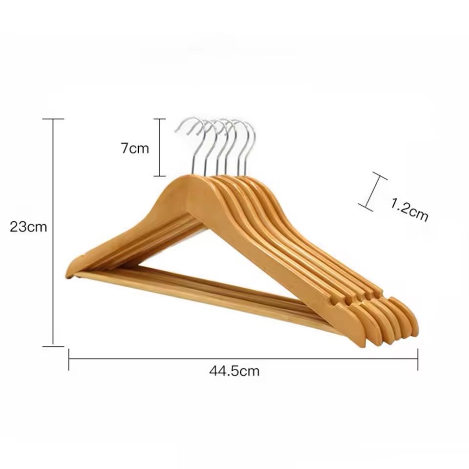 Cintre en bois 5 pièces  - Image 3