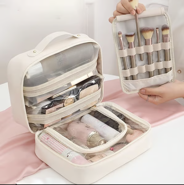 حقيبة مستحضرات التجميل متعددة الأقسام - Image 2