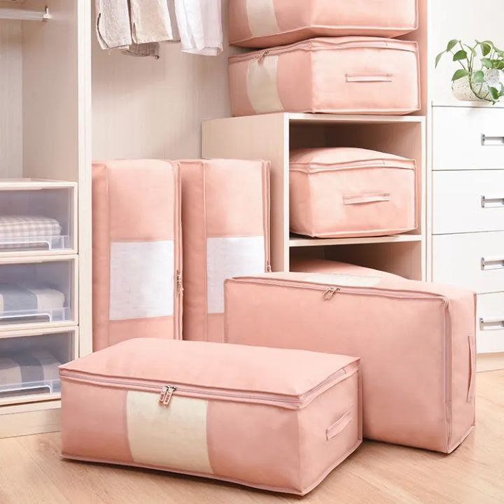 حقائب الترتيب و التنظيم  لتخزين الملابس و الأغطية و الأفرشة بحجم كبير - offre Pack Des Pieces de Rangement couette et oreiller - Image 1