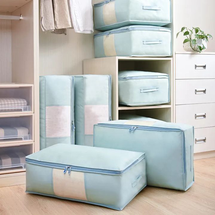 حقائب الترتيب و التنظيم  لتخزين الملابس و الأغطية و الأفرشة بحجم كبير - offre Pack Des Pieces de Rangement couette et oreiller - Image 2