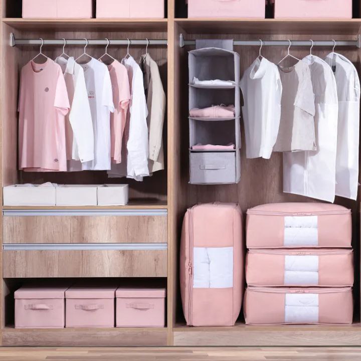 حقائب الترتيب و التنظيم  لتخزين الملابس و الأغطية و الأفرشة بحجم كبير - offre Pack Des Pieces de Rangement couette et oreiller - Image 3