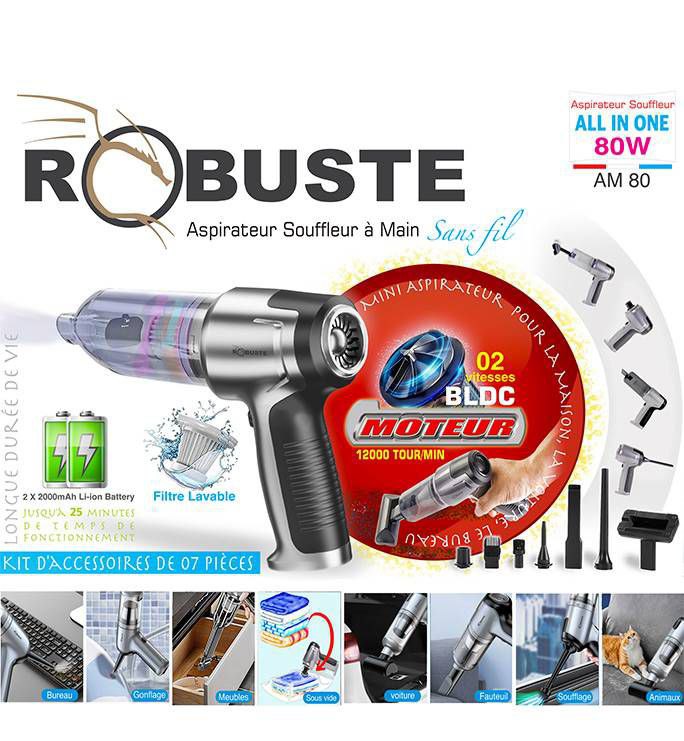 aspirateur souffleur a main robuste - Image 2