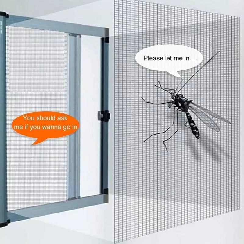 Moustiquaires Pour Fenêtre Avec Fixation 1.4 × 1.2 M - Image 3