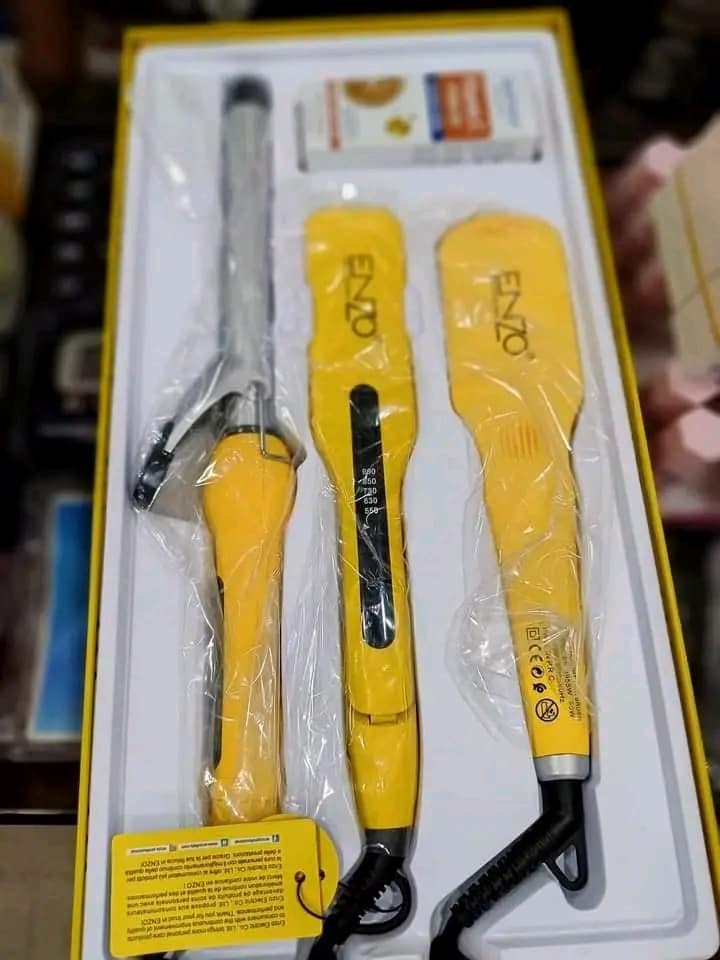 Pack Enzo 3955 Lisseur - Boucleur - Brosse | هدية مثالية للعروس من الماركة الإيطالية الأصلية  - Image 4