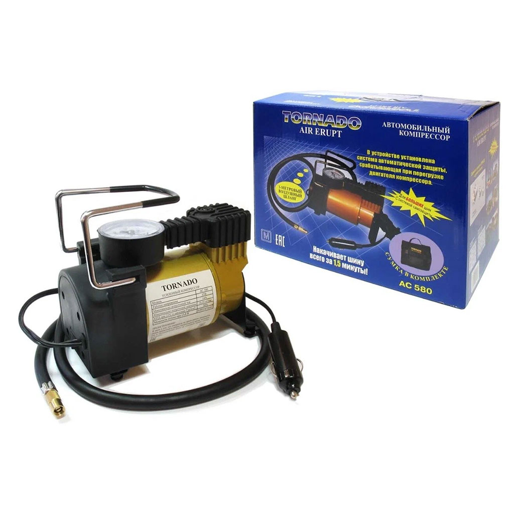 Air Compresseur et Gonfleur de pneu DC 12V prise allume ci-gare - Image 5